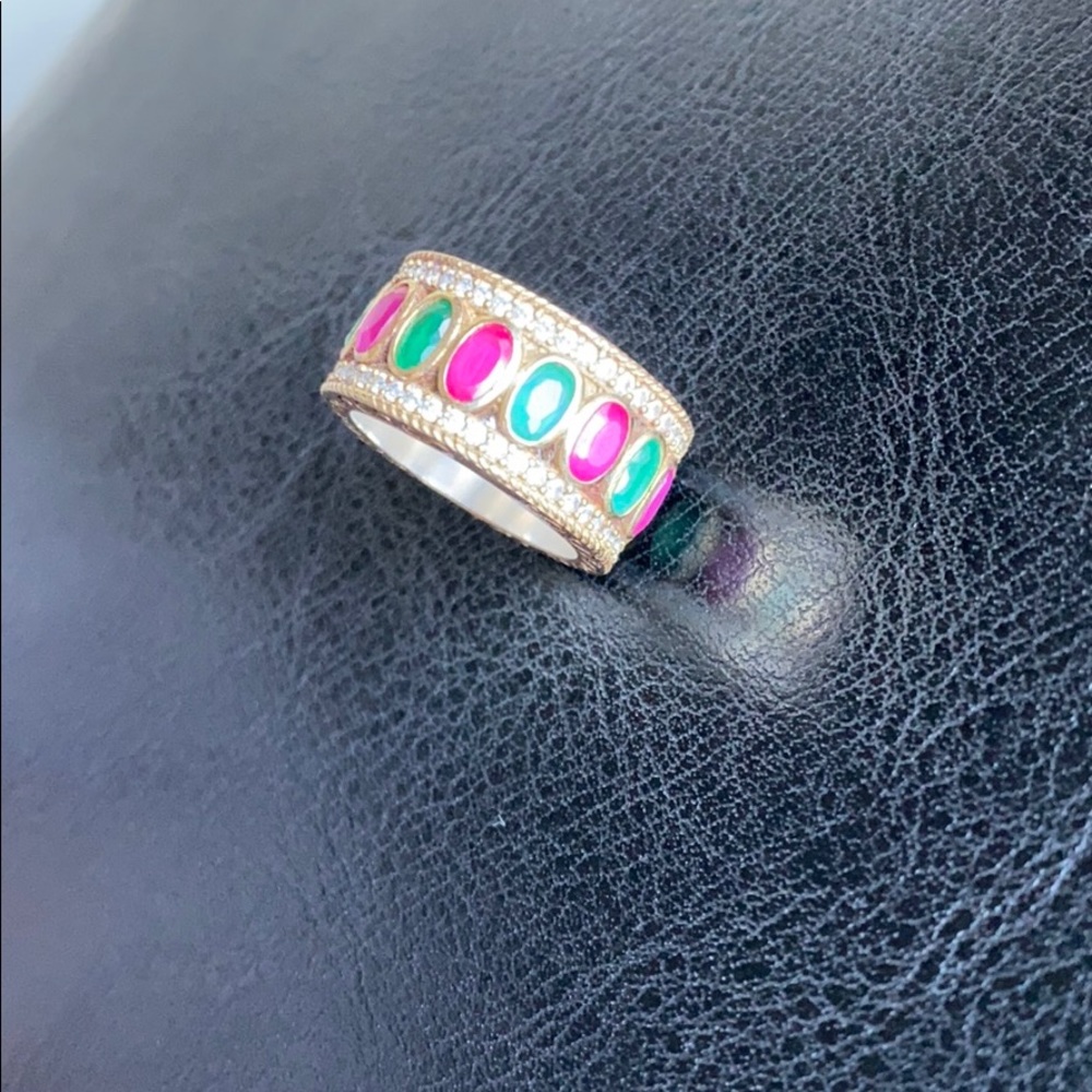 Fantastic Multi-Color Ruby & Emerald Gemstone Ste… - image 4